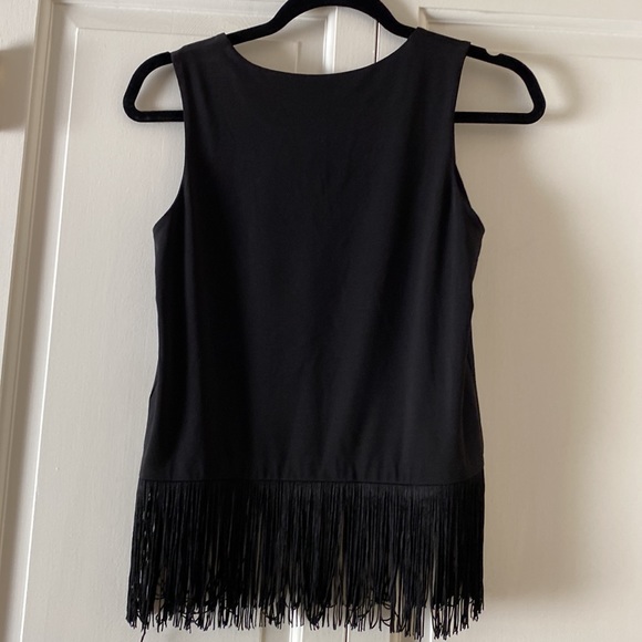 NWT small Michael Michael Kors tank top with fringe on the bottom. - Picture 3 of 3